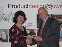 Penny Blurton with Bisley Design Director, John Fogarty