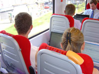 A group of transport users