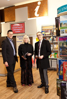 From left: Paul Gough, Barbara Janke and James Beresford