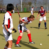 Hockey players at UWE