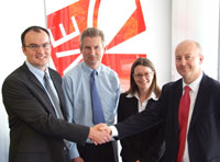 Pictured L-R are Jim Mason, Martin Boddy, Beth Rogers and Lawrence Davies