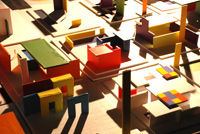 Students design using colour