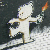 Mild Mild West by Banksy