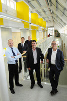 Project team pictured in new R Block extension