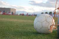 A football pitch