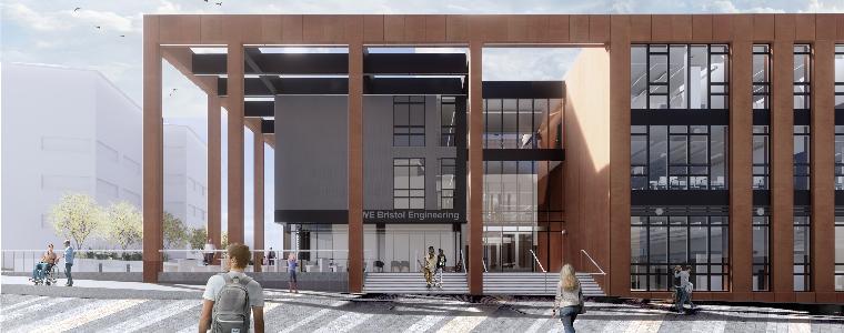 Artist's impression of new engineering building