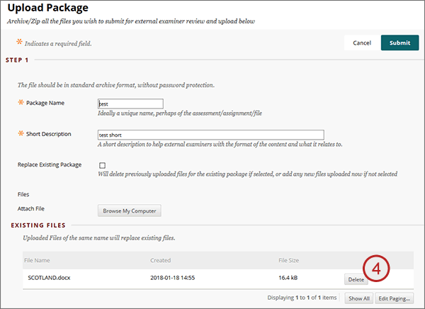 example screenshot showing quick step 4 above