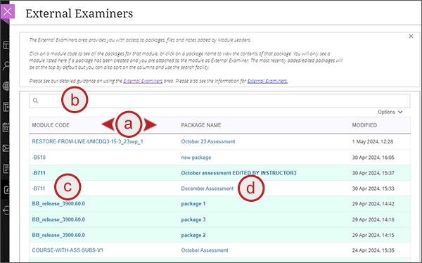 example screenshot showing points a to d below