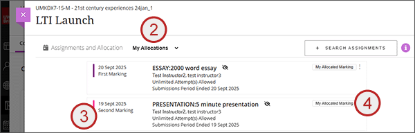example screenshot showing steps 2 to 4 above