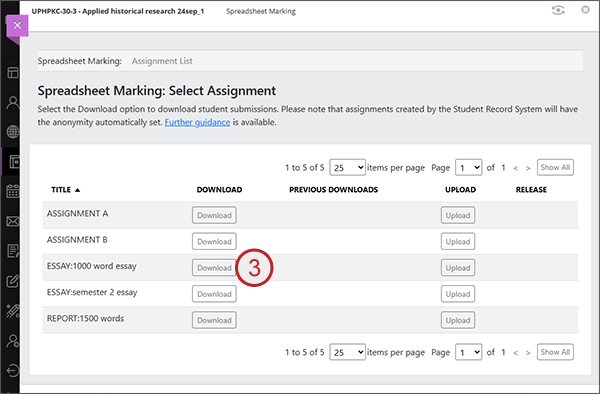 example screenshot showing step above