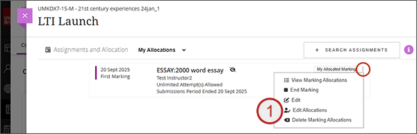 example screenshot showing step 1 above