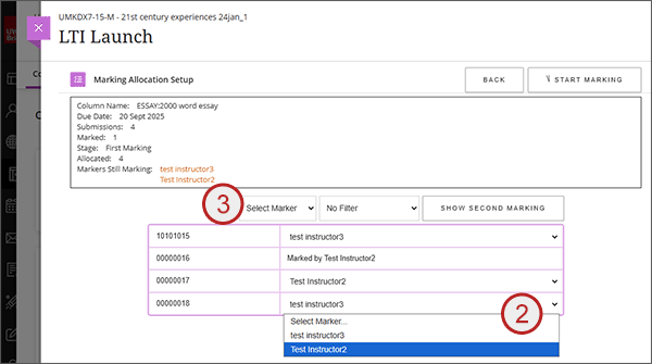 example screenshot showing step 1 above