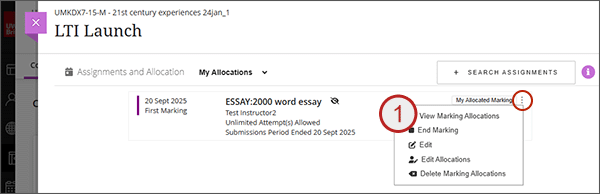 example screenshot showing step 1 above