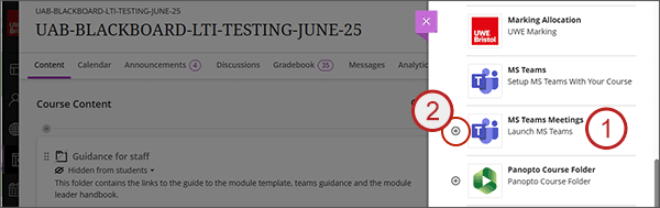 example screenshot showing steps 1 and 2 above