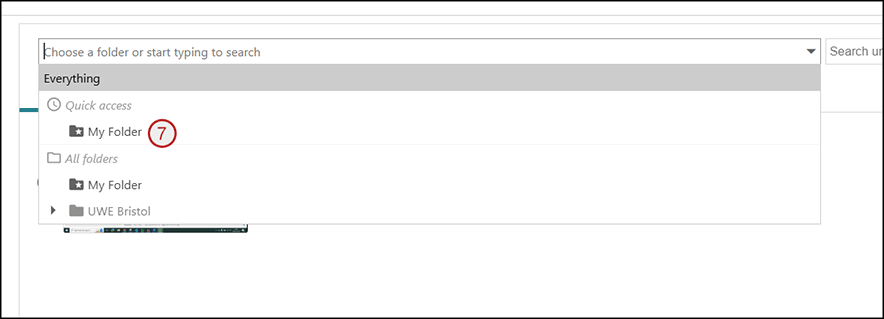 example screenshot showing step 7 above