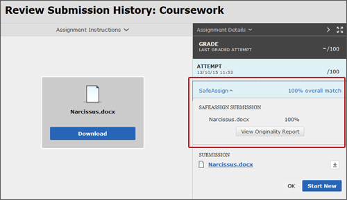 safeassign plagiarism checker online