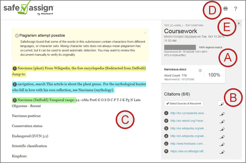 safeassign plagiarism checker online