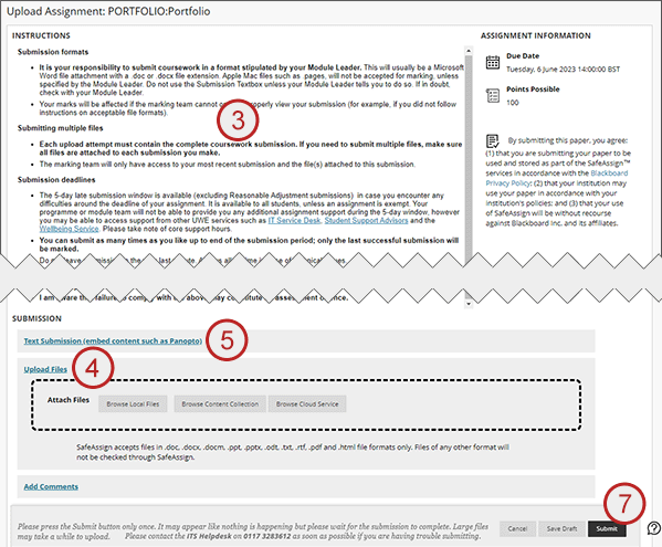 example screenshot of quick steps 3 to 7 above